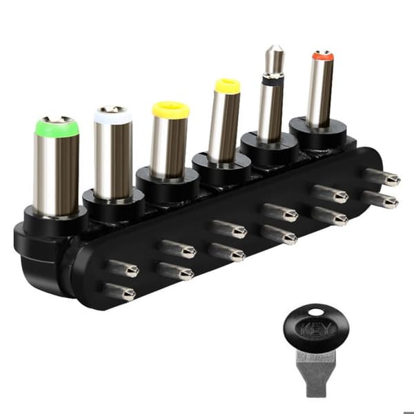 Adapter - MAX EXCELL - Max excell Sort - 30W - Justerbar Spænding 3-12V - USB Inkluderet Svart