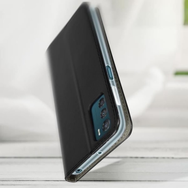 Taske til Motorola Moto G42 - AVIZAR - Video Support Funktion - Sort Svart
