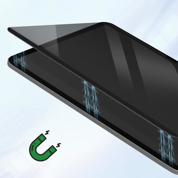 Skärmskydd - 4smarts - iPad Air 11 2024 - Antispy - Repellerande - Magnetisk Svart