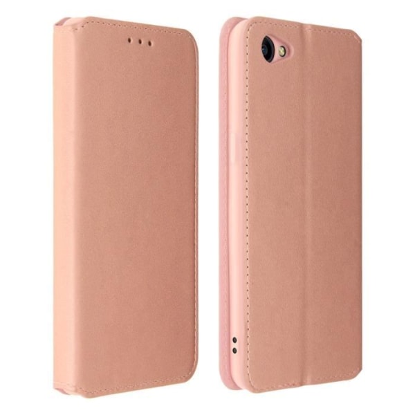 Housse - Oppo - A3 - Ekoklädsel - Kortfack - Stöd funktion - Rosa Rosa