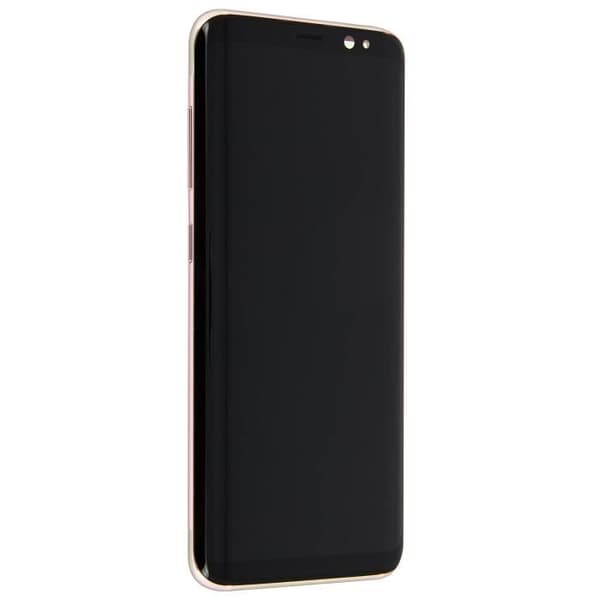 LCD-skærm - SAMSUNG - Galaxy S8 - Original Touch - Rosa Farve - Fuld Blok Ros