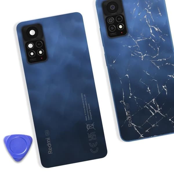 Bagglas til Xiaomi Redmi Note 11 Pro 5G Original Service Pack Xiaomi Night Blue