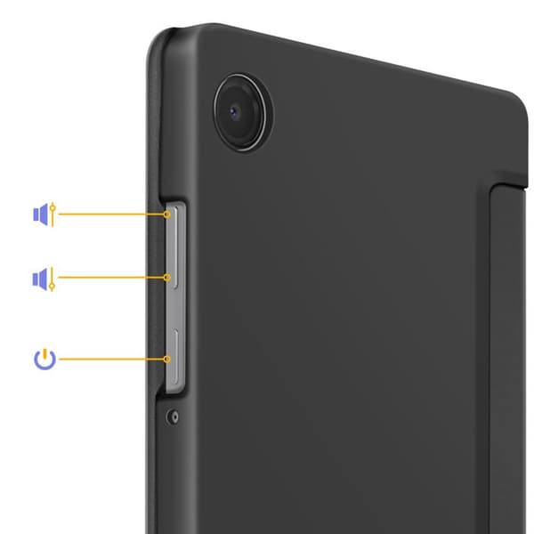Klapskede til Galaxy Tab A11 med Multi-vinkel Støtte og Auto-Vågn Tech Protect Sort Svart