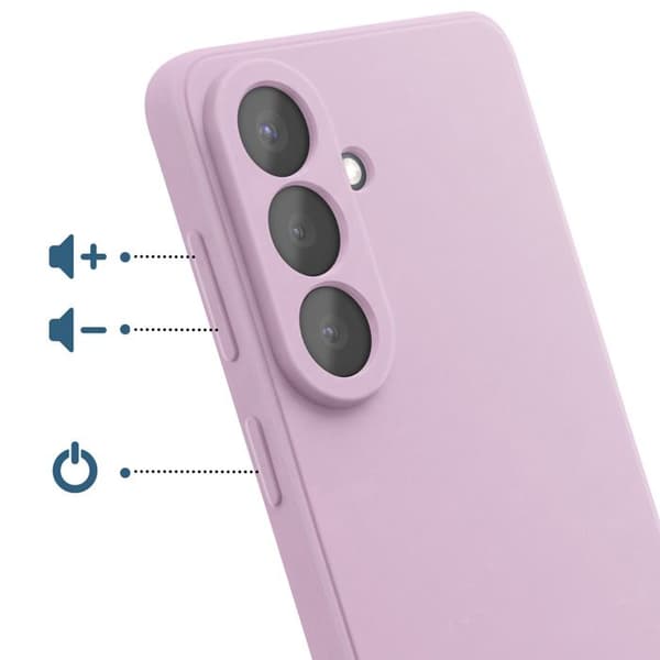 Silicone Cover til Galaxy S26 i Blødt Touch Lavendel Violett
