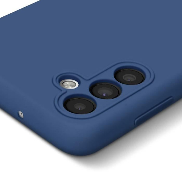 Silikonikotelo, joka on yhteensopiva Samsung Galaxy A13 5G, A04s Blue Casen kanssa