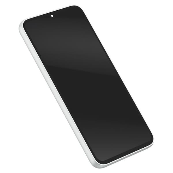 Ersättnings AMOLED Fullskärm för Galaxy A34 Service Pack med Samsung Silver Chassi Grå