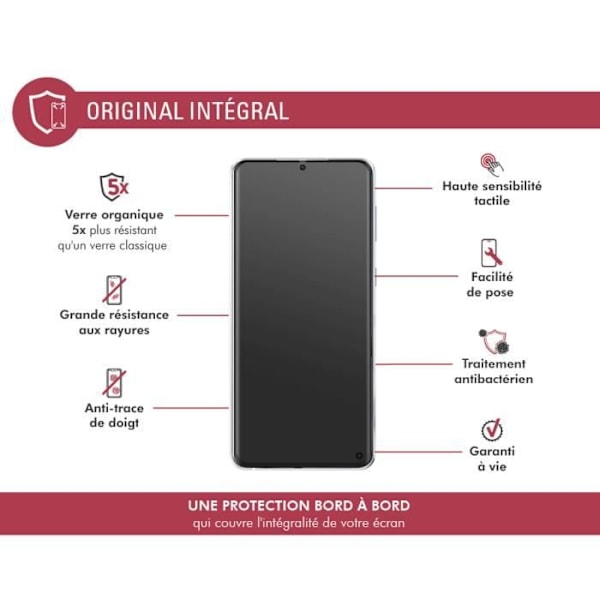 Alkuperäinen 2.5D näytönsuoja, joka on taattu elämään orgaanisessa lasissa Samsung G S21+ 5G Force Glassille