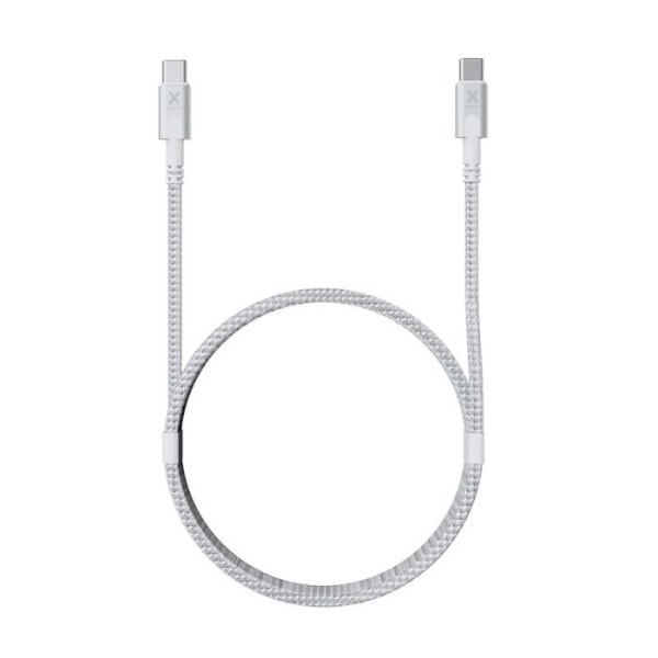 USB-C-laddare - Xtorm - 140W GaN-Ultra - 2 USB-C PD-portar - 20W USB-C PD-kabel inkluderad - Vit Vit