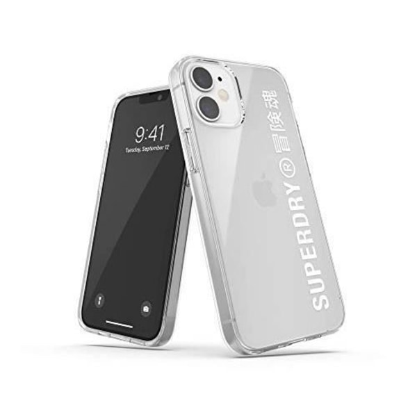 SUPERDRY 42593 TRANSPARENT BESKYTTELSESTASKE TIL IPHONE 12 MINI 5.