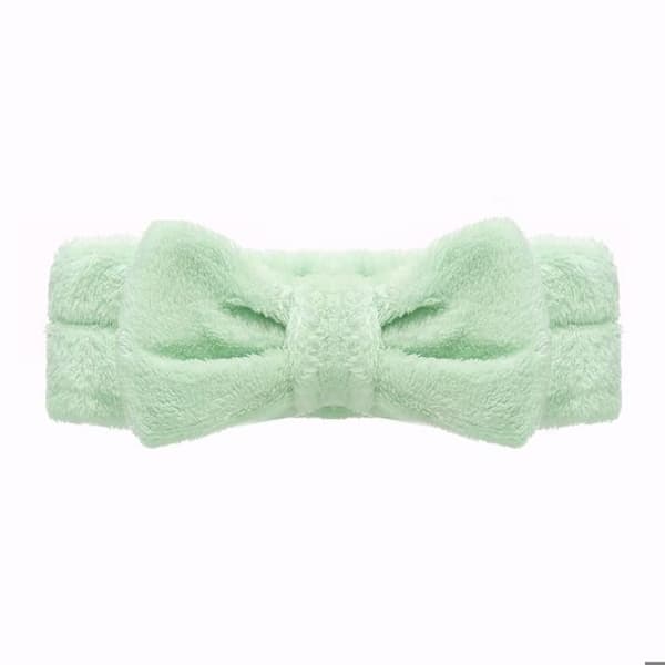 Bandeau Spa - AVIZAR - Uni Blød - Polarfleece - Skridsikker - Grøn Grön