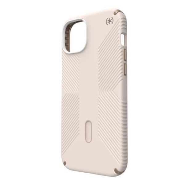 Etui med klap - Speck - Predisio2 Grip - iPhone 15 Plus/14 Plus - Beige/Gold - Høj beskyttelse Beige/Guld