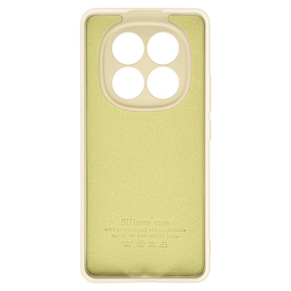 Coque för Redmi Note 14 Pro och 14 Pro Plus Semi-rigid Soft-touch Gul Gul