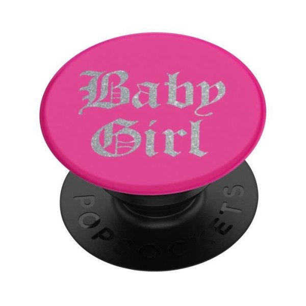PopGrip Design Baby Girl för Smartphone, Ring och Universal Hållare Popsockets Rosa