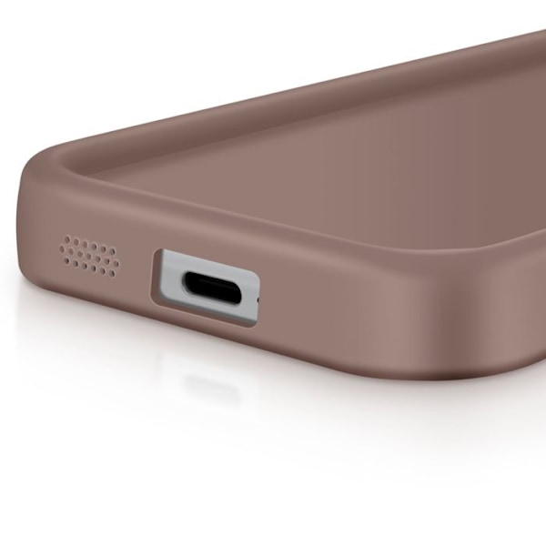 Skyddsfodral för Samsung Galaxy S22 Silikon Mjukt Grepp Förhöjda Kanter Brunt kastanj