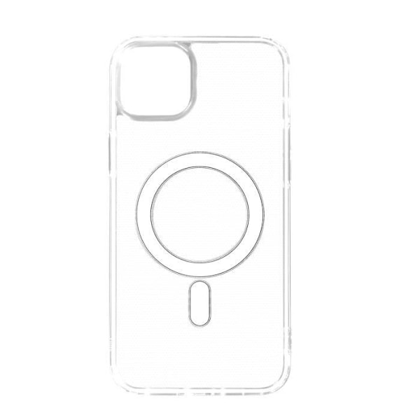 iPhone 14 Plus fodral AVIZAR Transparent - Mjuk - Förbättrat skydd - MagSafe kompatibel Transparent