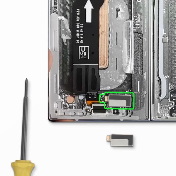 Vibrationsmotor til Samsung Galaxy Z Fold 6 Original Service Pack Samsung Sort