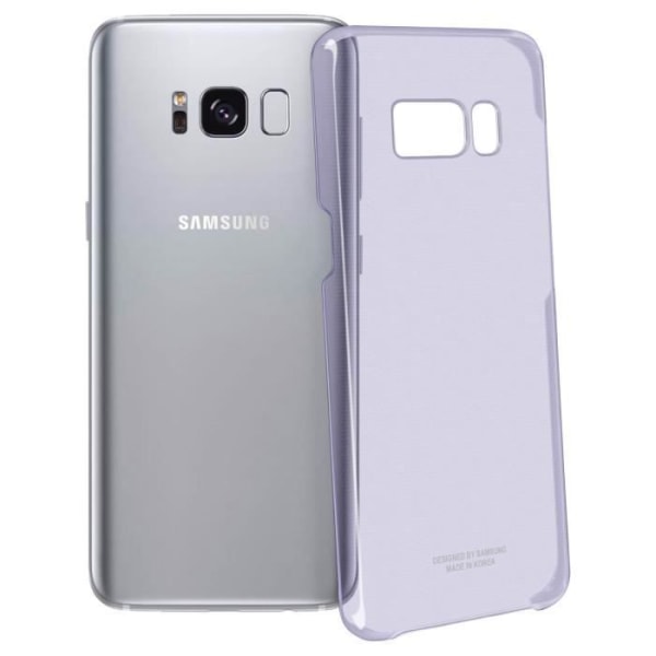 Original Samsung Galaxy S8 Translucent Lavender Clear Cover Case