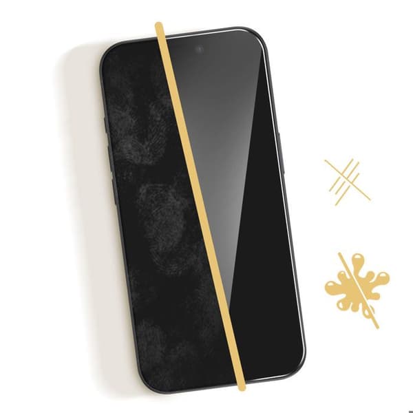 Härdat Glas - TACTICAL - iPhone 15 - Skydd 9H - Stötbeständig - Ultra Resistenta Vit