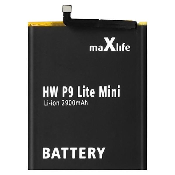 Internbatteri - HUAWEI - P9 Lite Mini, Y6 2017, Y5 2018 - Kapacitet 2900mAh - 100% kompatibel - Svart Svart