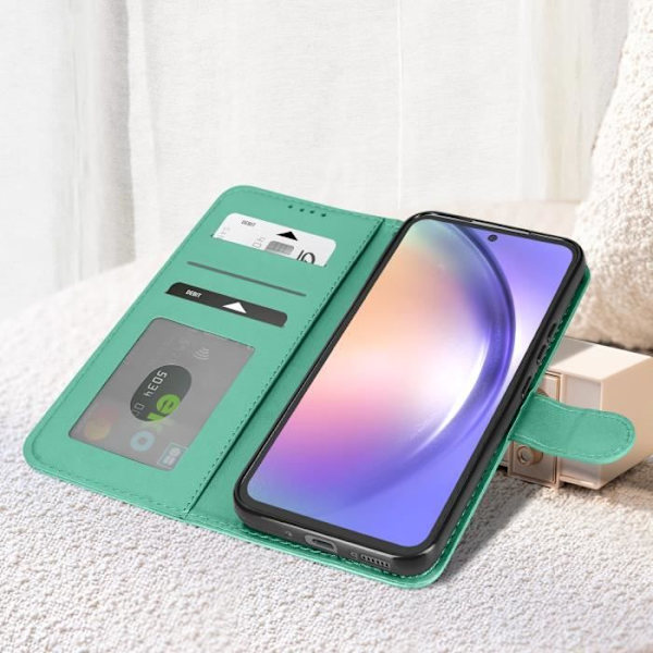 Suojakuori on yhteensopiva Samsung Galaxy A54 5G Green Tree Pattern -kotelon kanssa