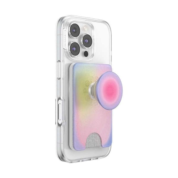 MagSafe støtte til smartphone PopWallet Premium PopSockets i rosa Ros