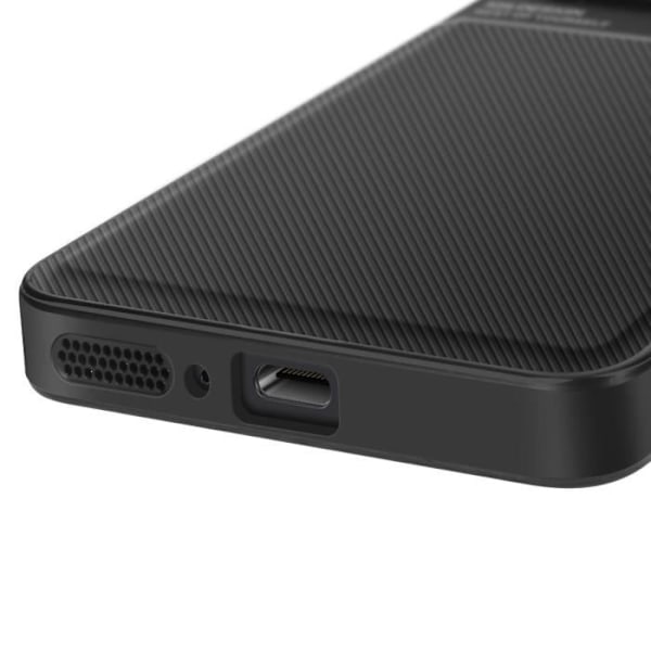 Cover til Xiaomi Redmi Note 14 5G Bi-materiale Stødabsorberende Sort Svart