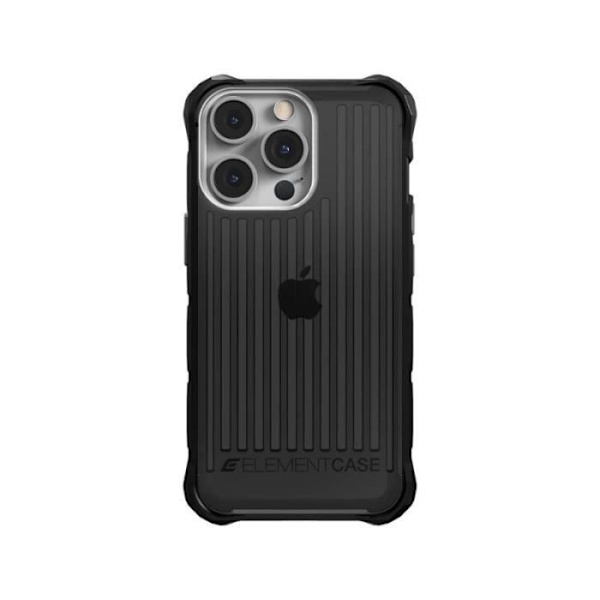 Element Case Special Ops - iPhone 13 Pro Max -kuori (Mil‑Spec, Savunharmaa/Musta) Røg/Sort