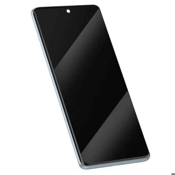 Fuld AMOLED-skærm til Redmi Note 14 Pro 4G med berøringsglas og sort/blå chassis Svart blå