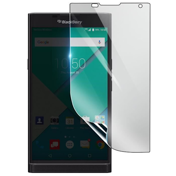 Näytönsuoja - 3MK - Blackberry Priv - Iskunkestävä Hydrogeeli - Läpinäkyvä - Naarmuuntumaton Transparent