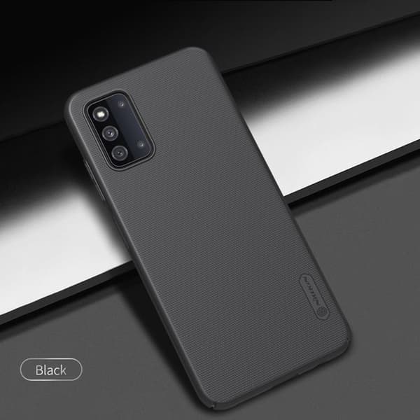 Telefoncover - Nillkin - Super Frosted Shield - Forstærket beskyttelse - Elegant design - Sort Sort