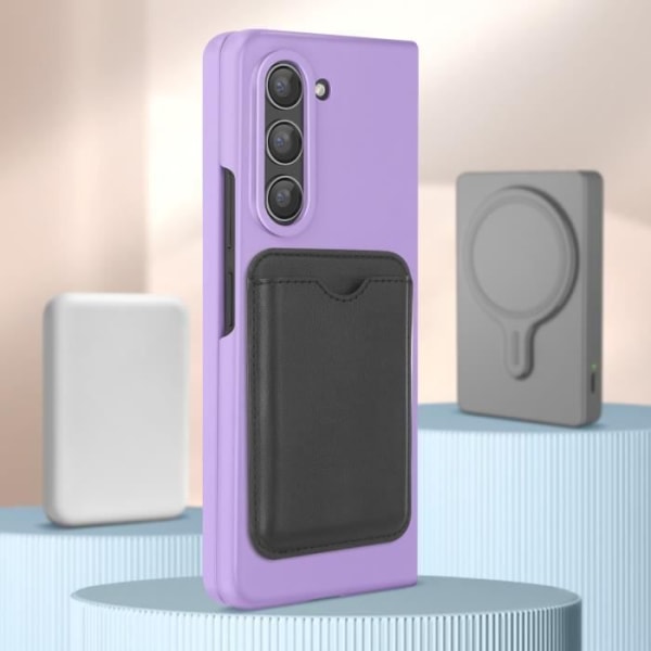 MagSafe Fodral för Samsung Galaxy Z Fold 5 Rigid Slim Design Lila Lila