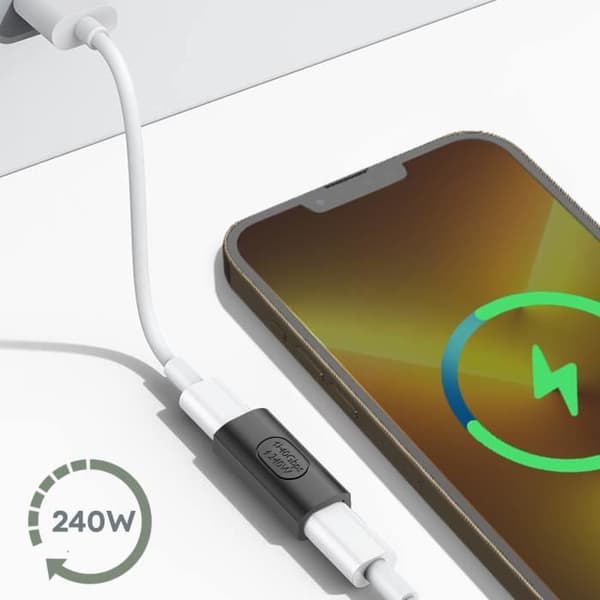 USB-C hunadapter 3 i 1 opladning, synkronisering, videosort