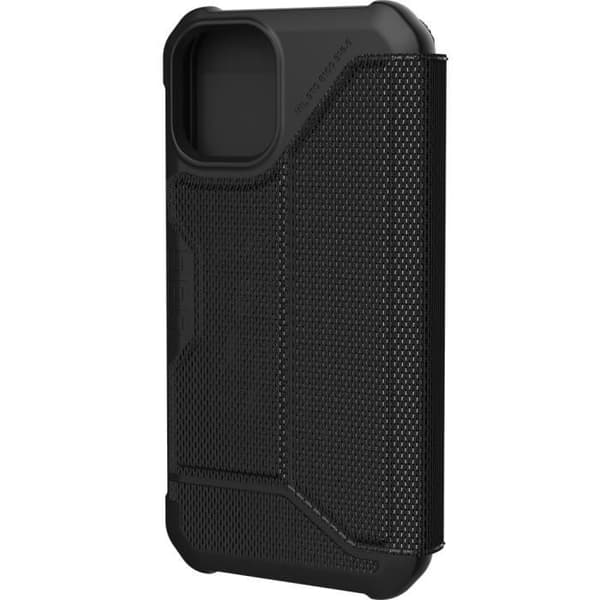 Etui pung - UAG - Metropolis - iPhone 12 Mini - Kevlar Sort - Stødresistent Sort