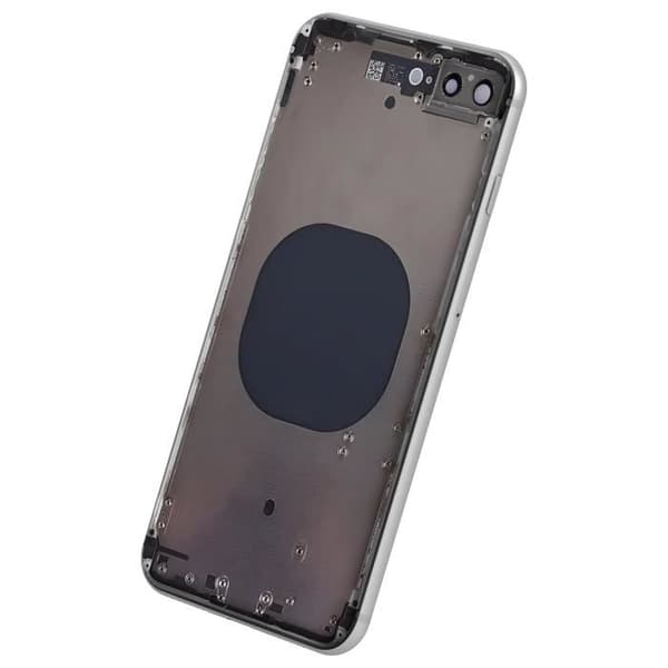 Chassi iPhone 8 Plus - AVIZAR - Grå - Ersättning Baksida - Hög Kvalitet - 90 g Vit