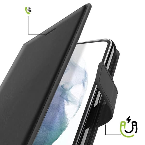 Pungetui til Samsung Galaxy S21 med håndledsrem Mayaxess Sort Svart