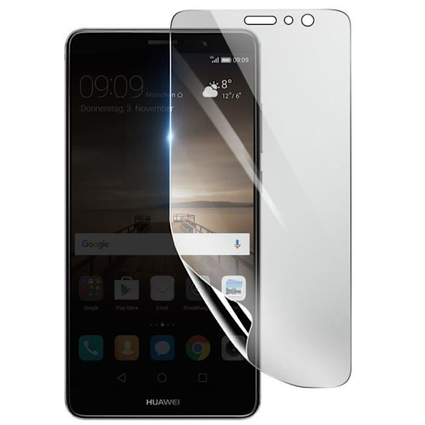 Näytönsuoja - 3MK - Huawei Mate 9 - Iskunkestävä Hydrogeeli - Läpinäkyvä - Naarmuuntumaton Transparent