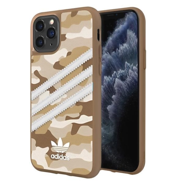 Kotelo iPhone 11 Prolle Precise Cutouts 3 Stripes Camo Adidas Brown
