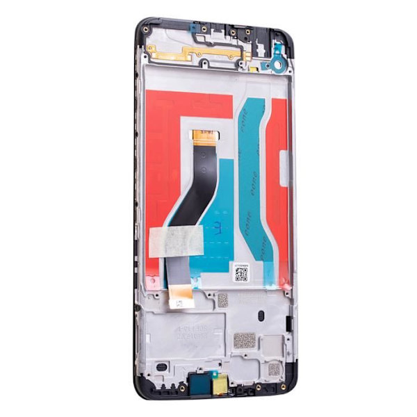 Komplet blok - Samsung - Galaxy A10s - LCD-skærm - Touchglas - Sort Svart