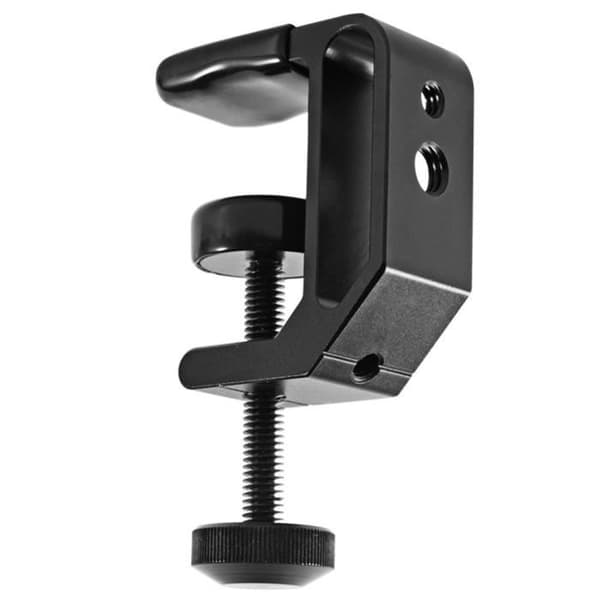 Support Adapter - AVIZAR - Universal Black - Solid fixering - Justerbar vinkel - Aluminium Svart