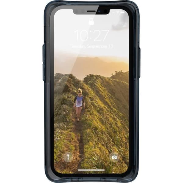 Coque - UAG - Plyo U - Pehmeä - Sininen Läpinäkyvä - iPhone 12 Mini Blå, klar