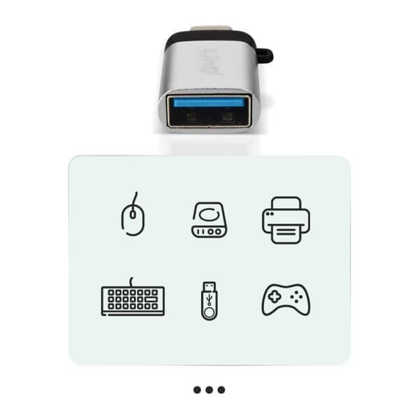 USB-C OTG - LinQ - USB 3.0 - Mini - Ultra-kompakti - Liittää USB-laitteet