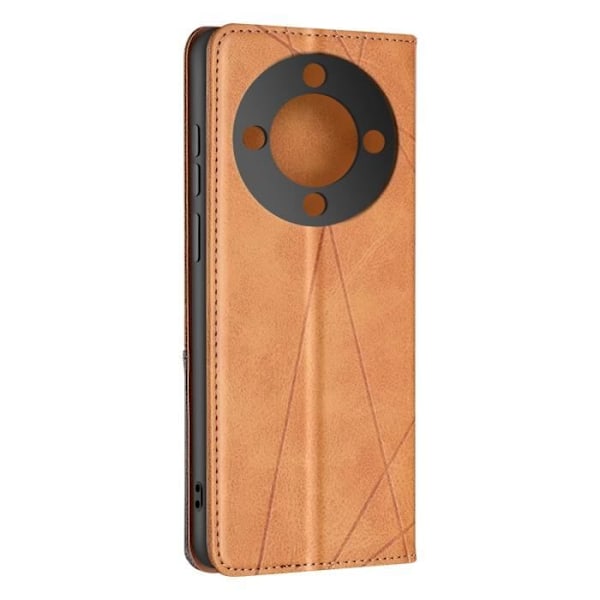 Etui til Honor Magic 6 Lite 5G Wallet Stand Prisme Pattern Camel Gul
