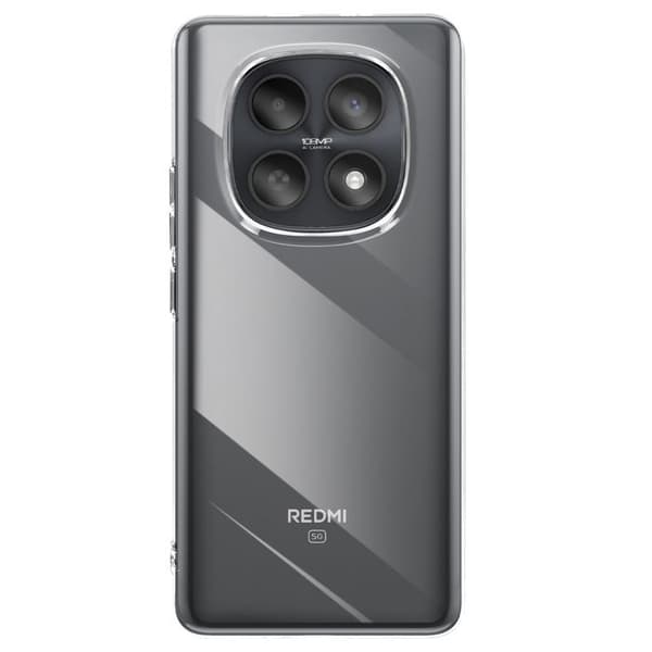 Cover til Redmi Note 15 Blød Silikone Beskyttelse Mayaxess Transparent Vit