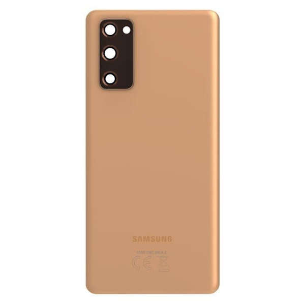 Takalasi Samsung Galaxy S20 FE:lle Alkuperäinen huoltopaketti Samsung Orange Orange