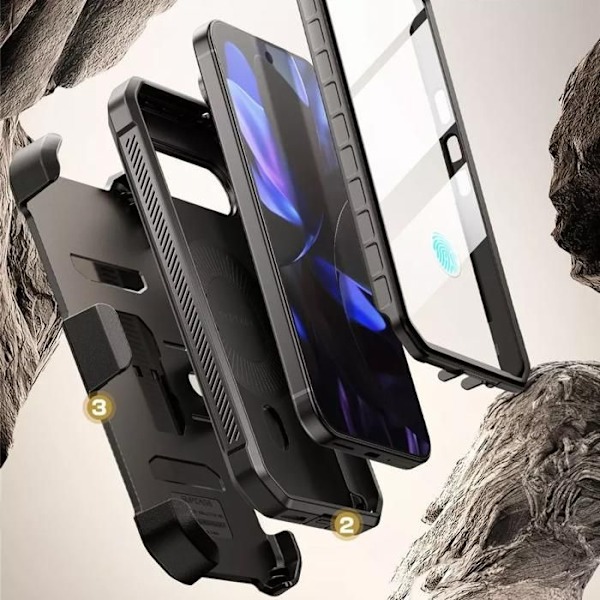 Anti-Shock Case - Supcase - Unicorn Beetle Pro Mag - Sort - MagSafe kompatibel - Militær beskyttelse