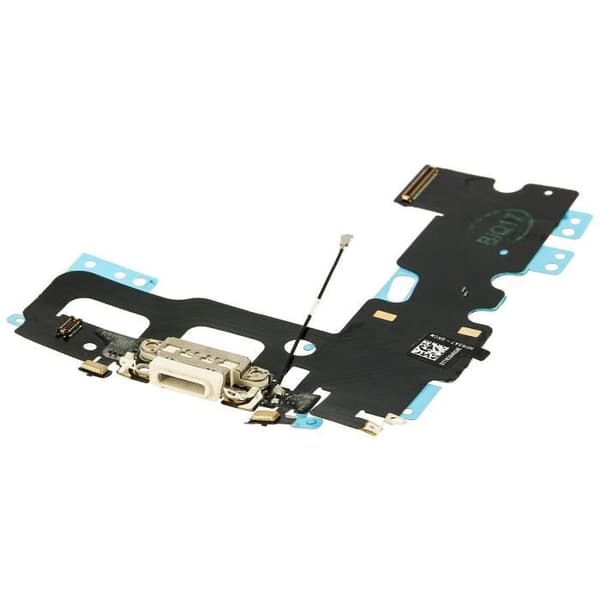 Ladeplade - AVIZAR - iPhone 7 - Lightning-connector - Hvid - Erstatning Vit