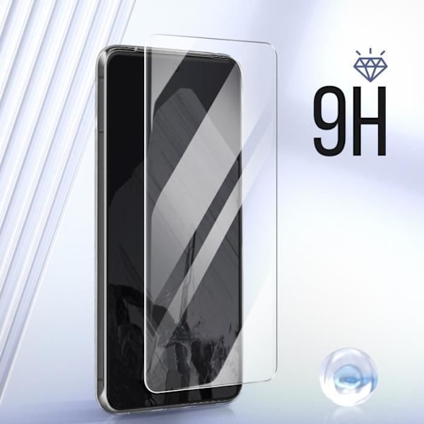 Kotelo Google Pixel 8 Prolle - AVIZAR - Silikonigeeli ja 9H Tempered Glass - 360° täysi suojapaketti Transparent