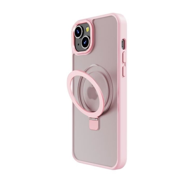 Fodral till iPhone 15 med Ring Stand Funktion MagSafe Muvit Pink