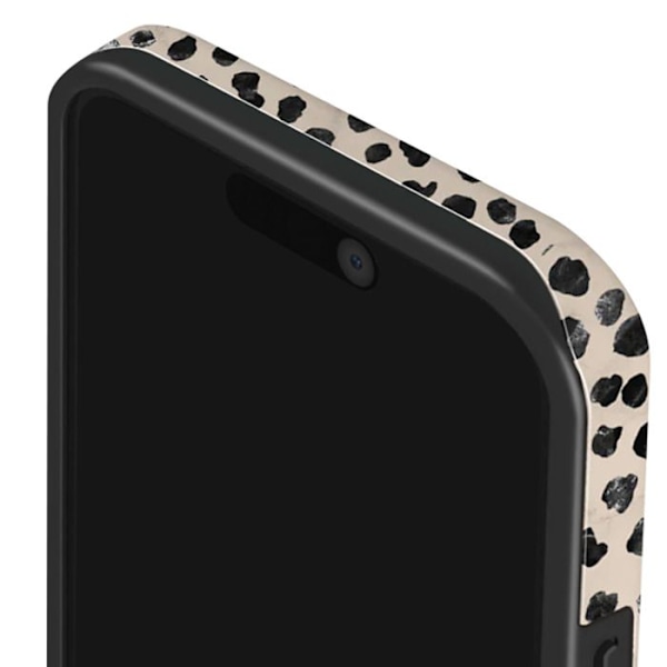 Coque MagSafe til iPhone 15 Plus Elegant Mønster Almond Latte Burga Beige Beige