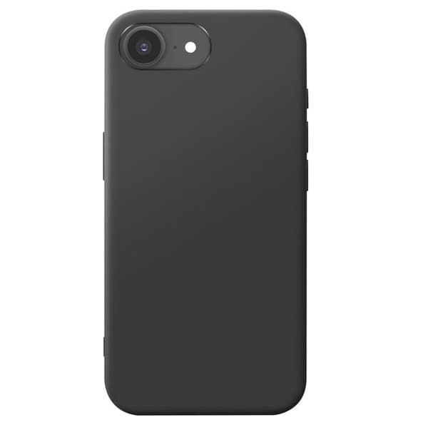 Cover til iPhone 17e Silikone Blød Mat Finish Akashi Sort Svart